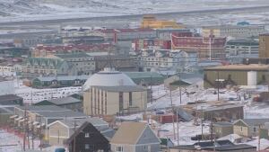 Blizzard damage in Iqaluit
