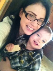 Michelle and Kylan