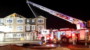 Panorama fire