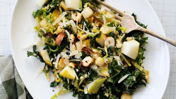 Browned butter Brussels sprout salad