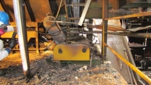 Sawdust on Mill Motor