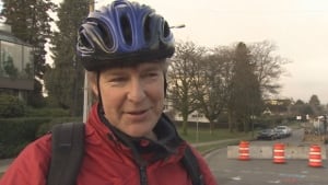 Jim Cryder at Kits protest