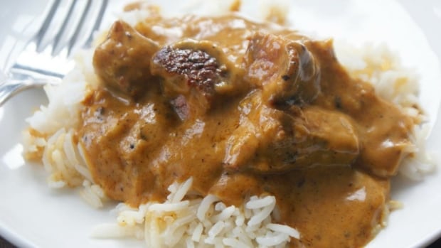 Curried peanut butter beef