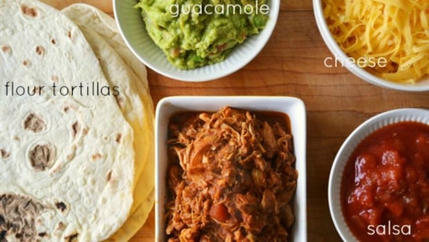 Pulled chicken taco