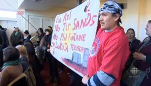 Phil Fontaine protest