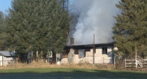 Damage - Langley Township farmhouse fire