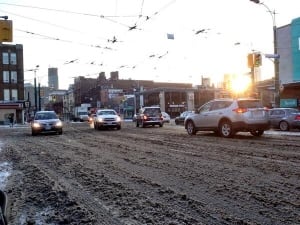 College and Spadina slush