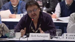 Deh Cho Grand Chief Herb Norwegian