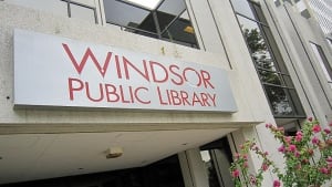 Windsor Public Library entrance