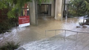 Flood at UBC Museum of Anthropology