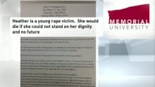 Heather rape victim board