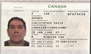 David Dorner Passport