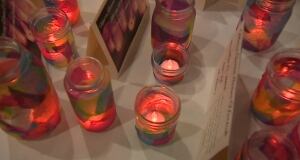 Candles at St. John's vigil