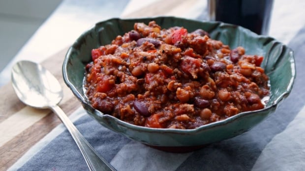 Beef & Spolumbo’s Sausage Chili