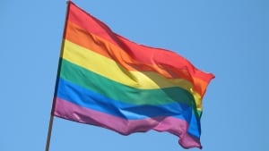 Yellowknife gay pride flag