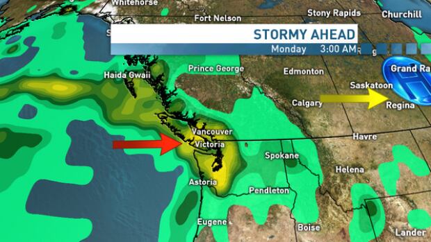 B.C. Family Day long weekend weather outlook - South Coast - Monday