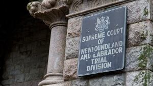 Newfoundland Labrador Supreme Court sign CBC