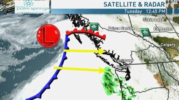 As a storm moves inland, winds will pick up tonight