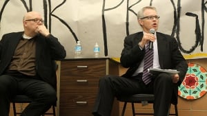 Tim Simmons and John Malloy