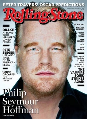 Philip Seymour Hoffman on Rolling Stone cover