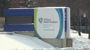 Trillium Hospital Sign