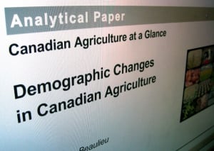 Demographic changes in Canadian agriculture