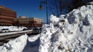 Moncton snowbank
