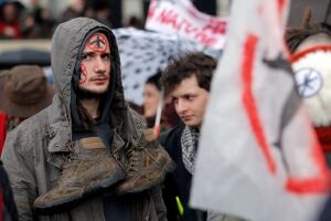 FRANCE/ nantes airport protest