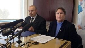 New Brunswick Medical Society CEO Anthony Knight and president Lynn Hansen