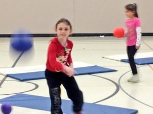 skpic dodge ball indoor recess