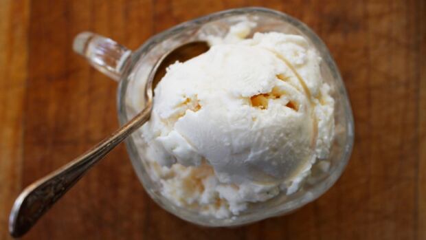 Frozen rice pudding