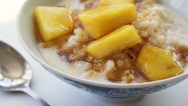 Coconut rice pudding