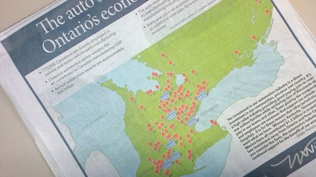 The City of Windsor has launched a national newspaper ad campaign touting the auto sector.