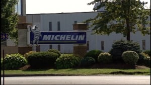 Michelin plant sign