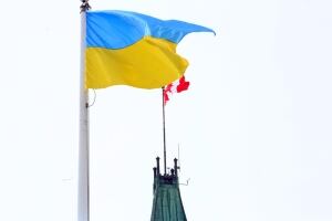 Canada Ukraine flag