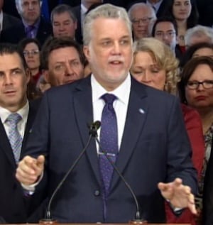 philippe couillard election launch