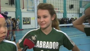 Team Labrador volleyball player Mckenzie Hutchings