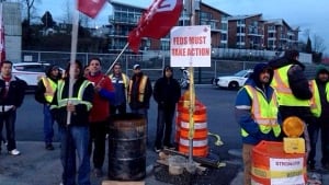 Vancouver port truckers' strike