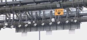 Electronic tolling cameras - bridge tolls - Golden Ears Bridge