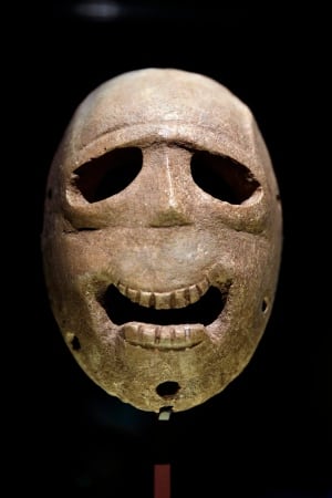 Mideast Israel Ancient Masks