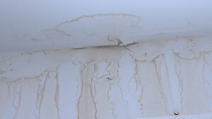water damage Cashin Ave slum rental