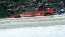 Newfoundland car in ditch