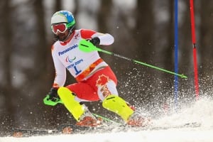 Chris Williamson tied for 2nd in men's slalom