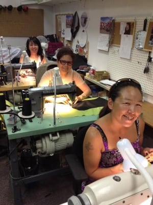 Nunavik Creations sewing uniforms