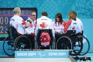 Canada's wheelchair curling team