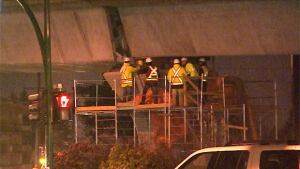 Evergreen line construction mishap