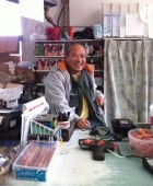 Mr. Bae in his store