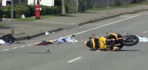 Princess Margaret accident scene