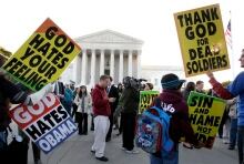 Supreme Court Funeral Protests
