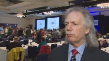 BCTF AGM in Vancouver - March 15, 2014 - president Jim Iker